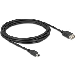 Kabel USB 2.0 USB typ mini-B męski na EASY USB typ A żeński 3m Delock 81526 Kabel USB 2.0 USB typ mini-B męski na EASY USB typ A żeński 3m Delock 81526