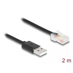 Kabel komunikacyjny UPS USB 2.0 typ A do USB RJ50 2m Delock 67016