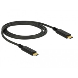 Kabel typ C USB 3.1 10Gbps 1m PD 3A Delock 83661