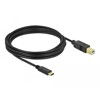Kabel USB 2.0 typ C - typ B 4m Delock 83667