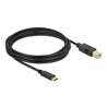 Kabel USB 2.0 typ C - typ B 4m Delock 83667