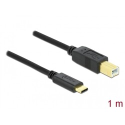 Kabel USB 2.0 typ C - typ B 1m Delock 83601