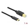Kabel USB 2.0 typ C - typ B 1m Delock 83601
