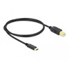 Kabel USB 2.0 typ C - typ B 1m Delock 83601