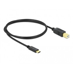 Kabel USB 2.0 typ C - typ B 1m Delock 83601