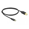 Kabel USB 2.0 typ C - typ B 1m Delock 83601