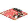 Konwerter Raspberry Pi z wtykiem żeńskim USB micro-B / listwą pinową USB - mSATA 6Gb/s Delock 62648