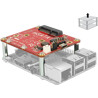 Konwerter Raspberry Pi z wtykiem żeńskim USB micro-B / listwą pinową USB - mSATA 6Gb/s Delock 62648