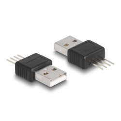 Adapter USB 2.0 typ A męski na 4-pin Delock 66683