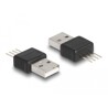 Adapter USB 2.0 typ A męski na 4-pin Delock 66683
