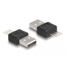 Adapter USB 2.0 typ A męski na 4-pin Delock 66683