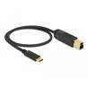 Kabel USB 3.1 typ C - typ B 10Gbps 50cm Delock 83674