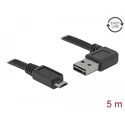 Przewód USB 2.0 typ A na USB 2.0 typ micro-B 5m czarny Delock 83385