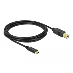 Kabel USB 2.0 typ C - typ B 3m Delock 83666 Kabel USB 2.0 typ C - typ B 3m Delock 83666