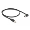 Przewód USB 2.0 typ A na USB 2.0 typ B kątowy 50cm Delock 85167