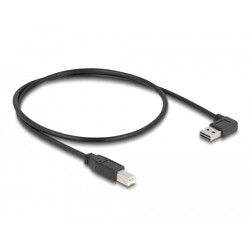 Przewód USB 2.0 typ A na USB 2.0 typ B kątowy 50cm Delock 85167