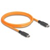 Kabel USB 5Gbps USB-C męski na USB-C męski do fotografowania zdalnego 1m pomarańczowy Delock 87959