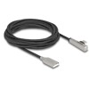 Kabel USB 2.0 typ A męski na USB-C męski kątowy z diodą LED i funkcją szybkiego ładowania 60W 3m Delock 80768