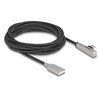 Kabel USB 2.0 typ A męski na USB-C męski kątowy z diodą LED i funkcją szybkiego ładowania 60W 3m Delock 80768