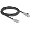 Kabel USB 2.0 typ A męski na USB-C męski kątowy z diodą LED i funkcją szybkiego ładowania 60W 2m Delock 80767