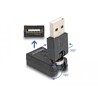 Adapter obrotowy USB 2.0-A wtyk - gniazdo Delock 65260