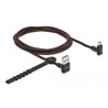 Przewód USB 2.0 typ A na micro-B kątowy 1,5m czarny Delock 85267