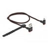 Przewód USB 2.0 typ A na micro-B kątowy 50cm czarny Delock 85265