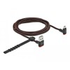 Przewód USB 2.0 typ A na micro-B kątowy 2m czarny Delock 85268