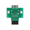 USB pin header żeński - 2x USB 2.0 typ A żeński - górny Delock 41429