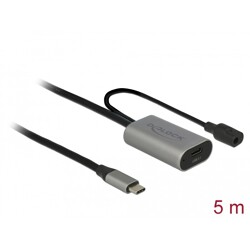 Kabel przedłużacza aktywny USB 3.1 Gen.1 do USB-C 5m Delock 85392