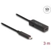 Przedłużacz aktywny USB 10Gbps do USB-C 3m Delock 80027