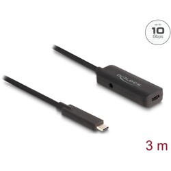Przedłużacz aktywny USB 10Gbps do USB-C 3m Delock 80027