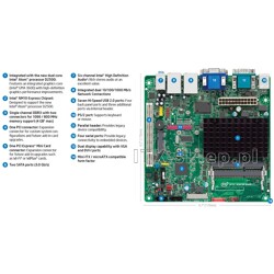 Intel D2500CCE (Atom D2500 Dual Core 1,86 GHz)