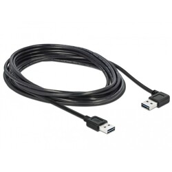 Przewód USB 2.0 typ A na USB 2.0 typ mini-B 3m czarny Delock 83380