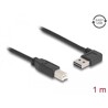 Przewód USB 2.0 typ A na USB 2.0 typ B 1m czarny Delock 83374