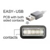 Przewód USB 2.0 typ A na USB 2.0 typ B 2m czarny Delock 83375