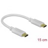 Kabel ładowania USB-C 15cm PD 100W z Delock 85357