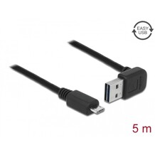 Przewód USB 2.0 typ A na USB 2.0 typ micro-B 2m czarny Delock 83383
