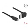 Przewód USB 2.0 typ A na USB 2.0 typ micro-B 2m czarny Delock 83383