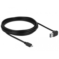 Przewód USB 2.0 typ A na USB 2.0 typ micro-B 2m czarny Delock 83383