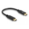Kabel ładowania USB-C 15cm PD 5A z Delock 85356