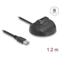 Podstawa magnetyczna przewód dokujący USB typ A 5Gbps 1,2m Delock 64271