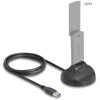 Podstawa magnetyczna przewód dokujący USB typ A 5Gbps 1,2m Delock 64271