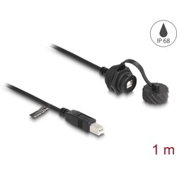 Kabel%20USB%202.0%20typ%20B%20męski%20na%20USB%202.0%20typ%20B%20żeński%20do%20instalacji%20nasadką%20ochronną%20IP68%201m%20czarny%20Delock%2088011
