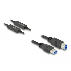 Kabel aktywny USB 3.2 Gen.1 USB typ A do USB typ B 10m Delock 85380