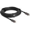 Aktywny kabel optyczny USB-C 4K Video + Data + PD 10m Delock 84150