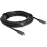 Aktywny kabel optyczny USB-C 4K Video + Data + PD 10m Delock 84150