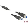 Kabel aktywny USB 3.2 Gen.1 USB typ A do USB typ B 5m Delock 85379