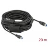 Kabel aktywny USB 3.2 Gen.1 USB typ A do USB typ B 20m Delock 85382