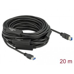 Kabel aktywny USB 3.2 Gen.1 USB typ A do USB typ B 20m Delock 85382